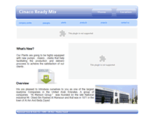 Tablet Screenshot of cinaco.net